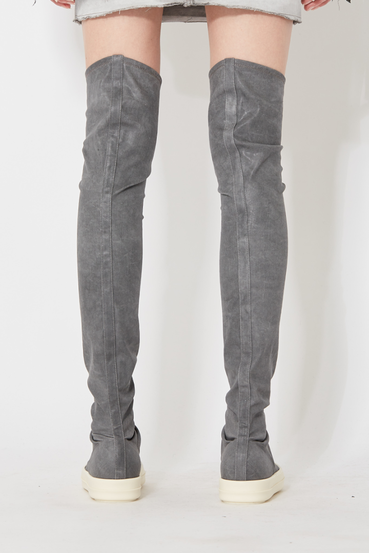 High Sock Sneaks - Grey/Off White