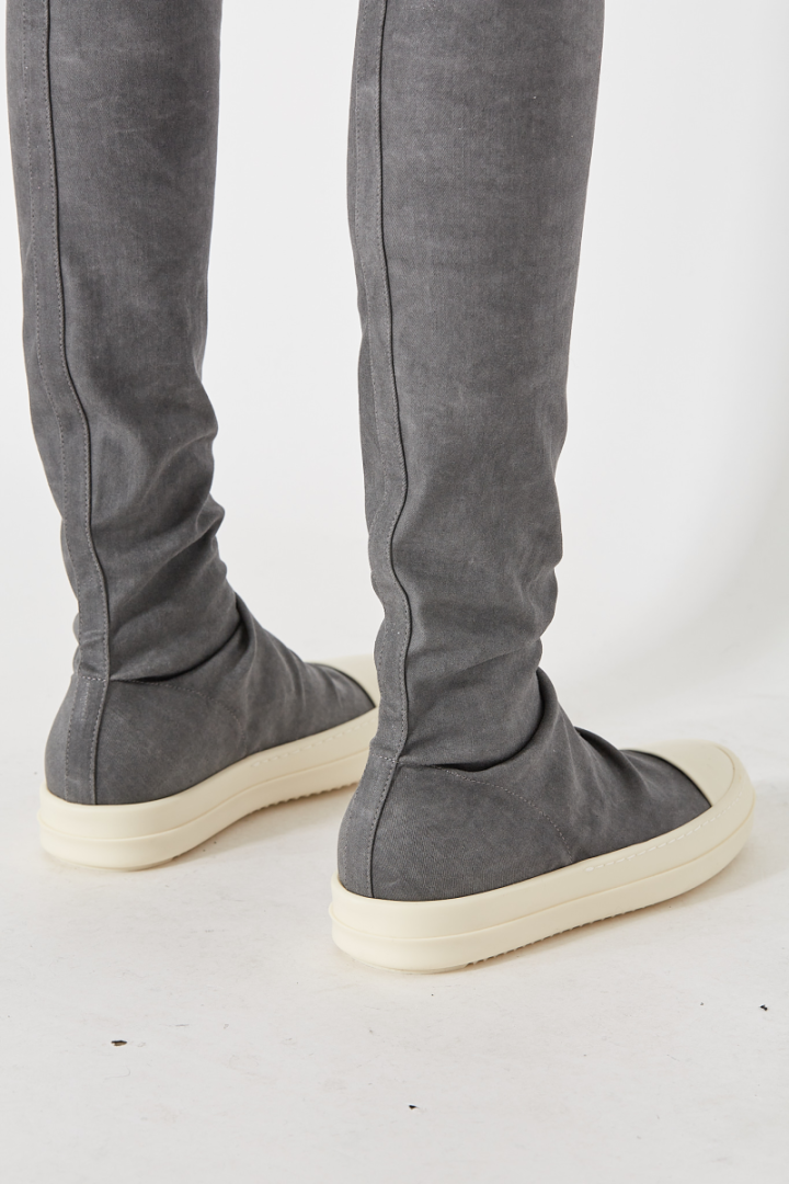 High Sock Sneaks - Grey/Off White