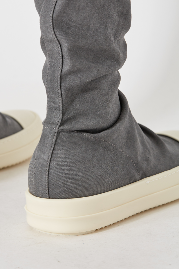 High Sock Sneaks - Grey/Off White