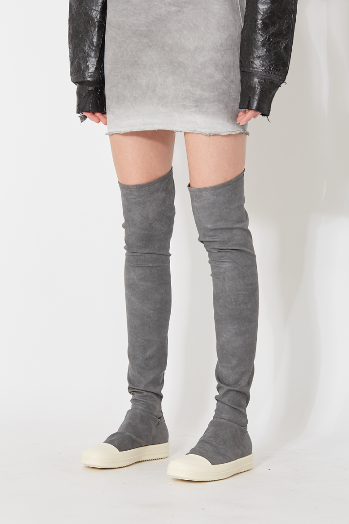 High Sock Sneaks - Grey/Off White