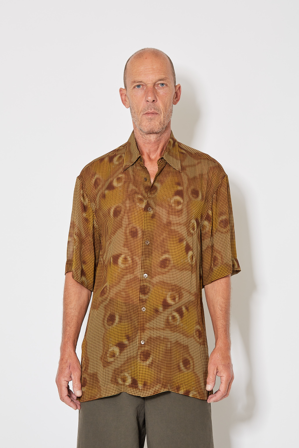 Cassidye Shirt - Brown/Yellow