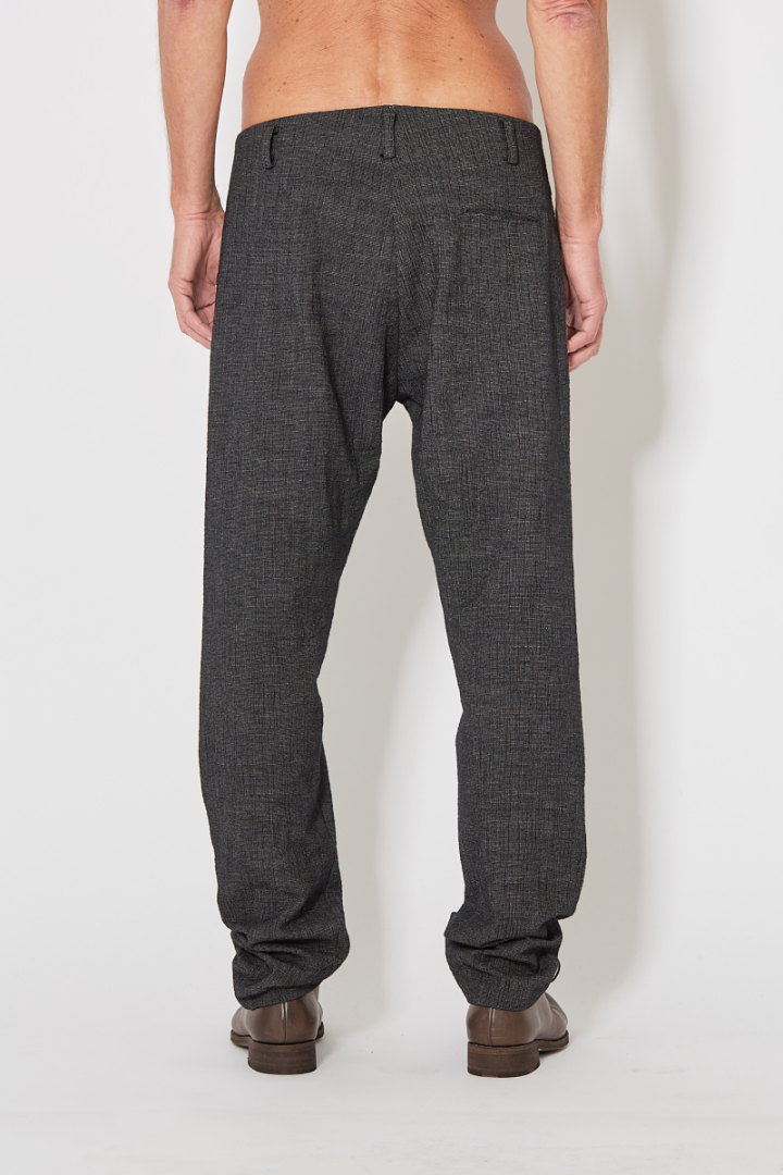 3 Pocket Straight Leg Medium Fit Pants - Black/Grey