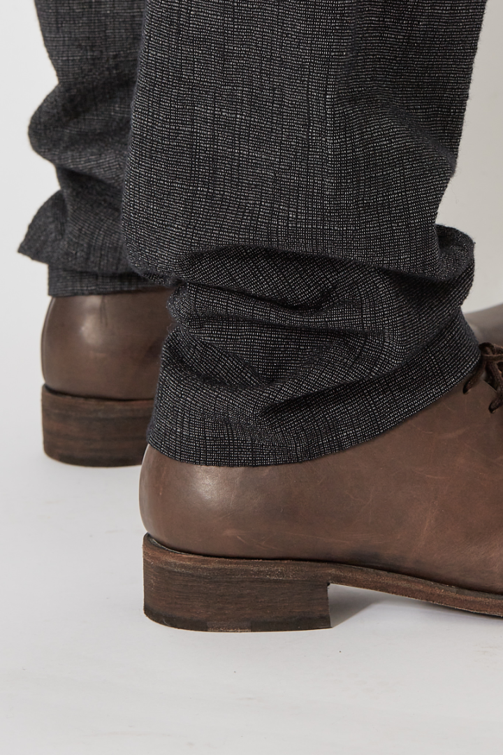 3 Pocket Straight Leg Medium Fit Pants - Black/Grey