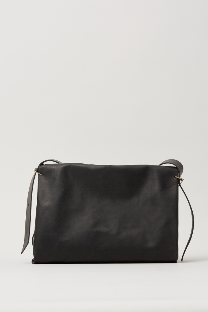 Medium Expandable Accordion Bag - Black