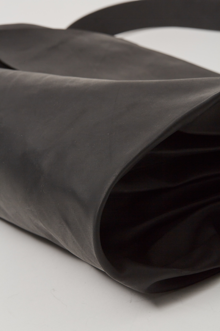 Medium Expandable Accordion Bag - Black