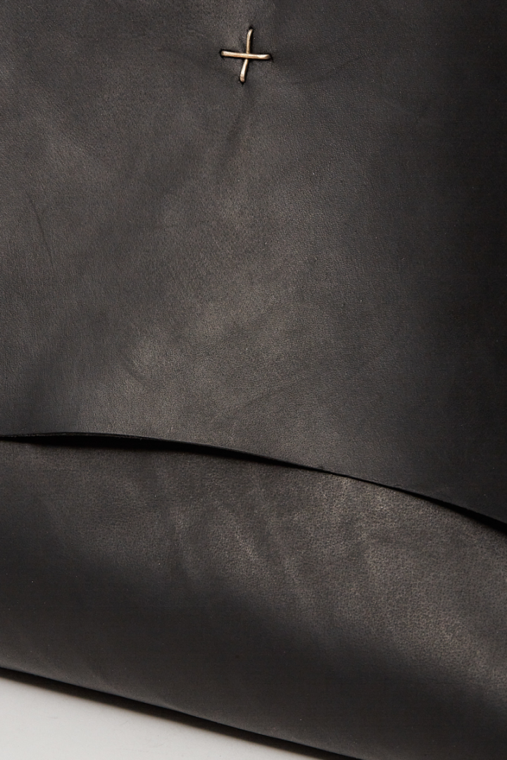 Medium Expandable Accordion Bag - Black