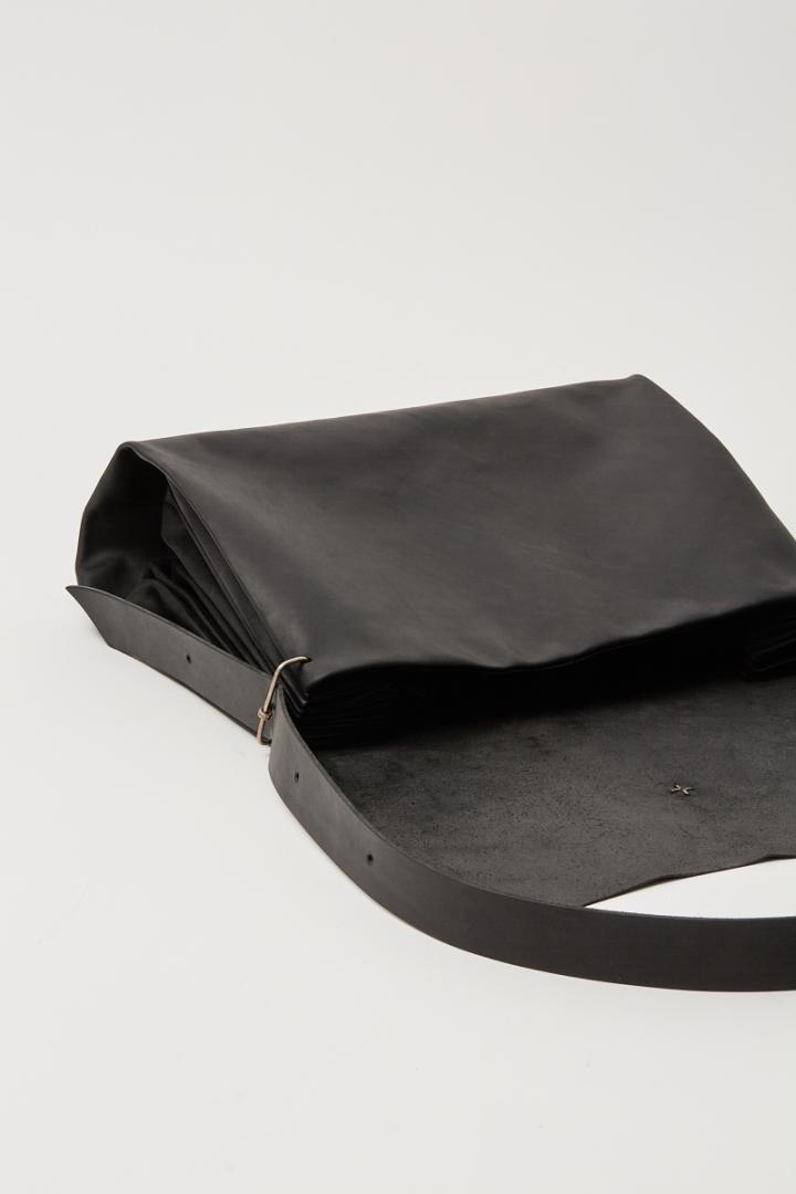 Medium Expandable Accordion Bag - Black