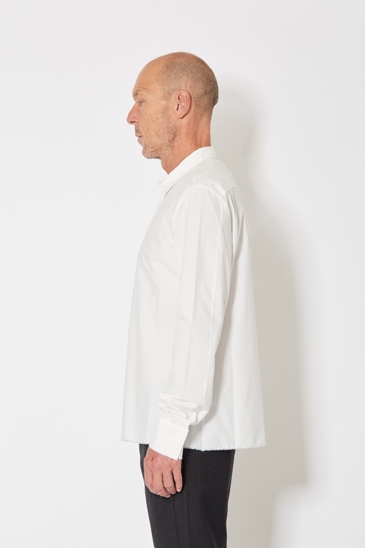 Hidden Buttonholes Shirt - Off White