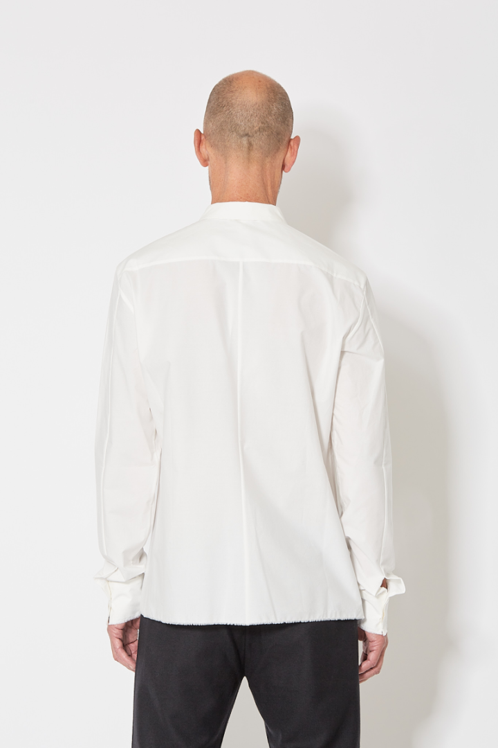 Hidden Buttonholes Shirt - Off White