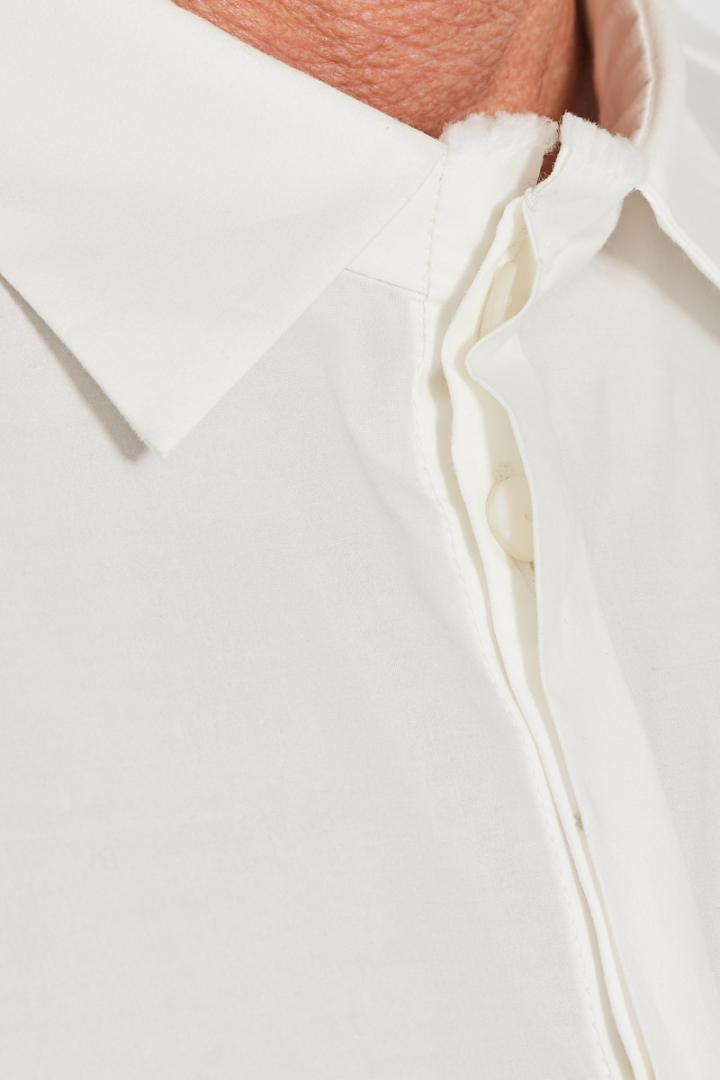Hidden Buttonholes Shirt - Off White