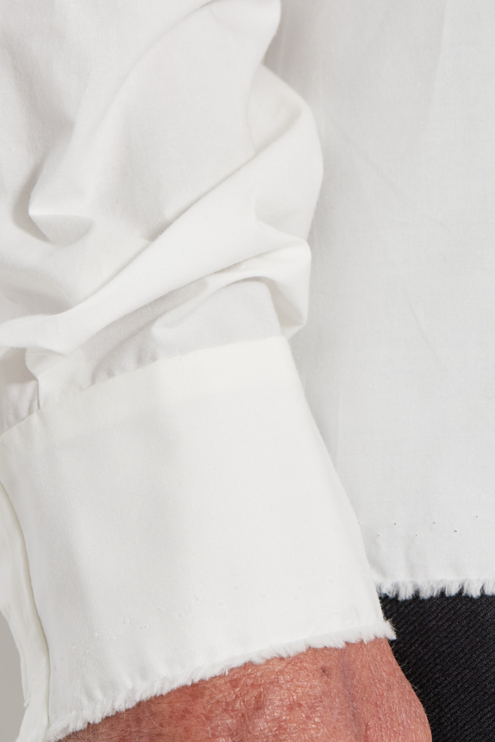 Hidden Buttonholes Shirt - Off White