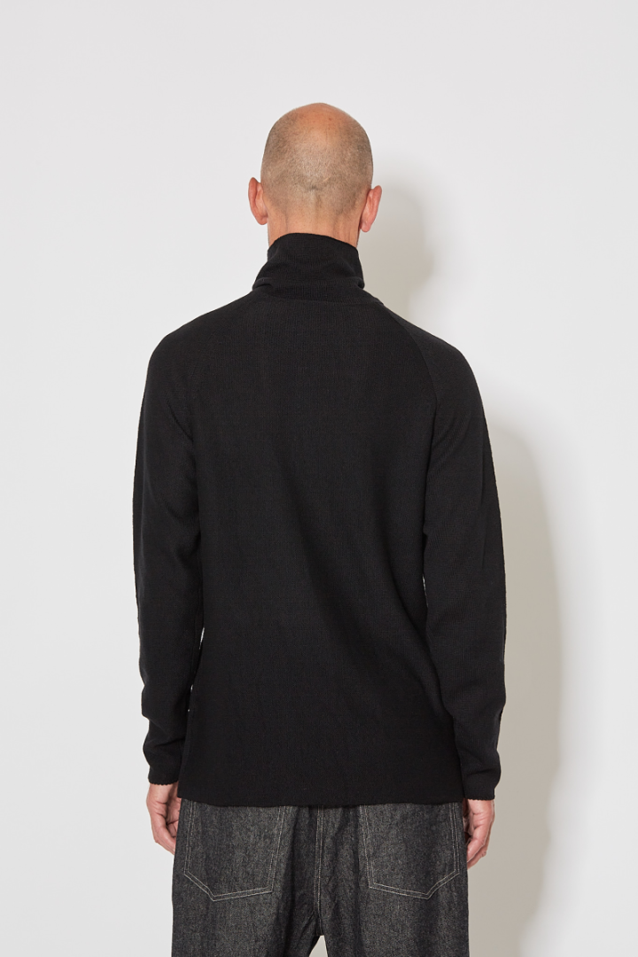 High Neck Pullover - Black High Neck Pullover - Black