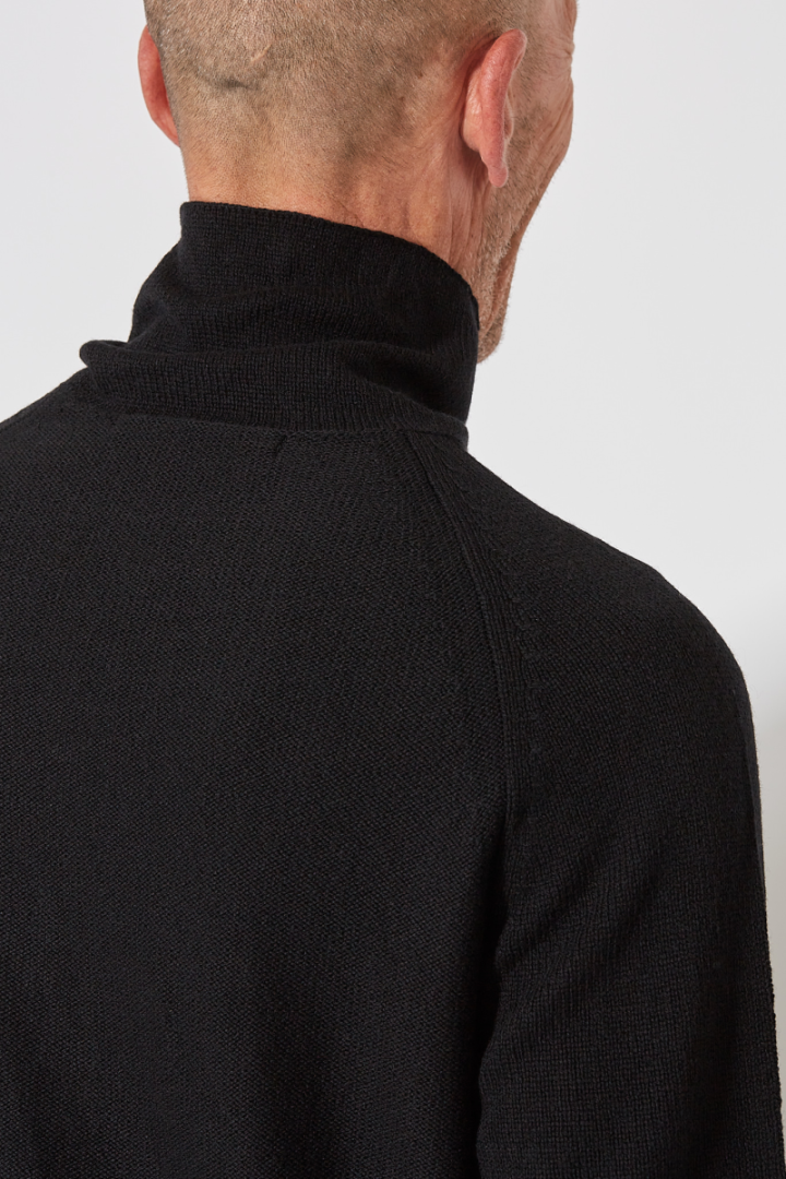 High Neck Pullover - Black High Neck Pullover - Black