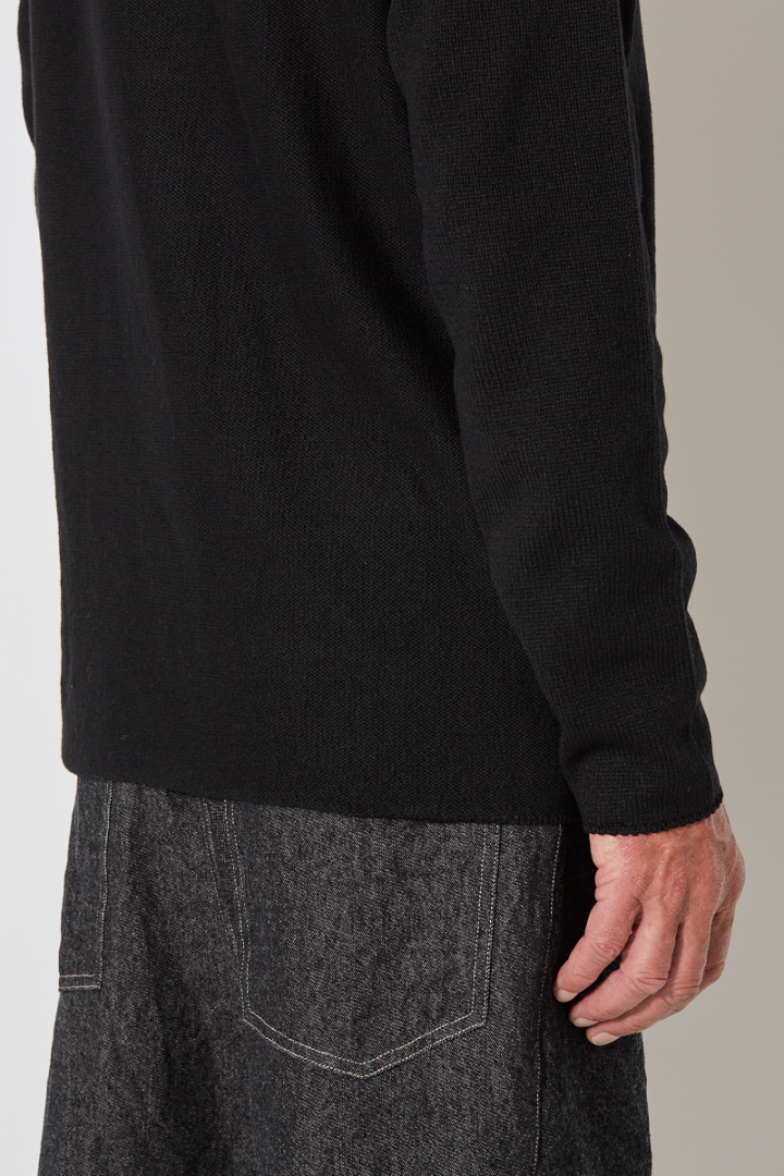 High Neck Pullover - Black High Neck Pullover - Black