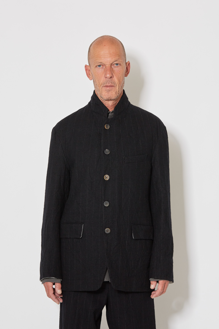 Guru Coat - Black Striped Guru Coat - Black Striped