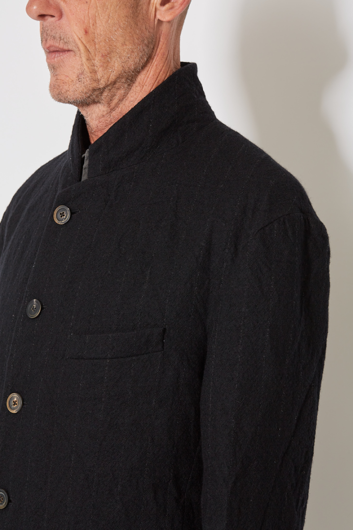 Guru Coat - Black Striped Guru Coat - Black Striped