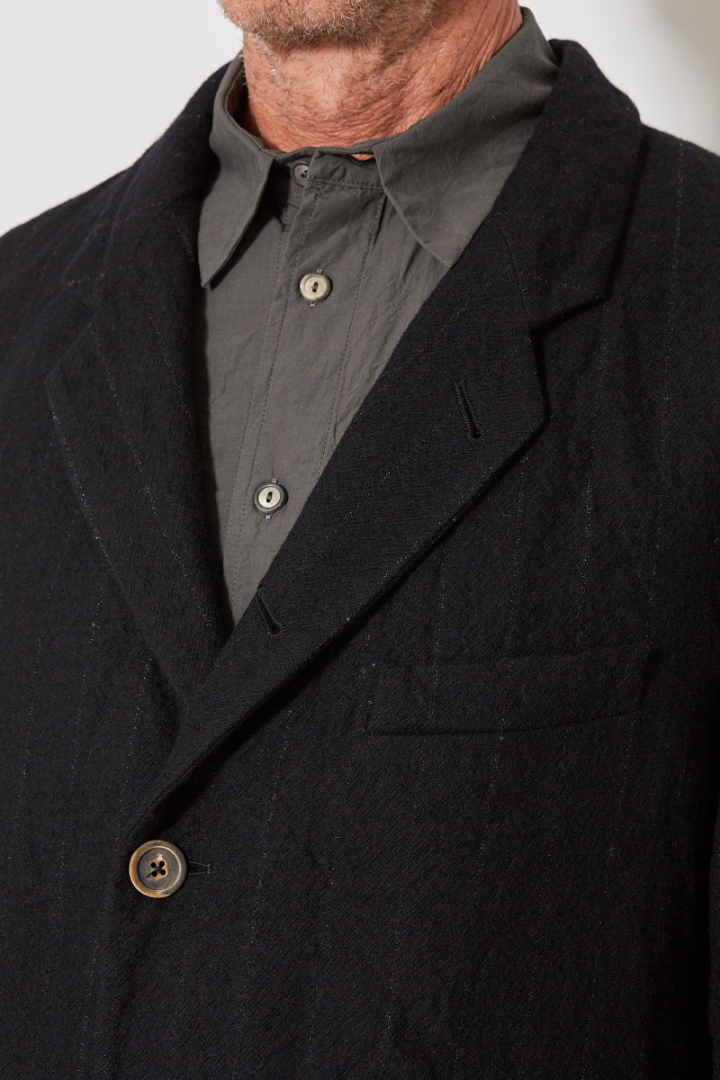 Guru Coat - Black Striped Guru Coat - Black Striped