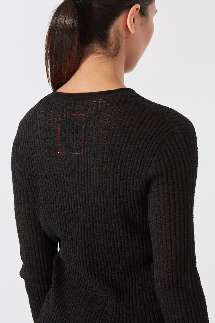 Long Slv Top - Black