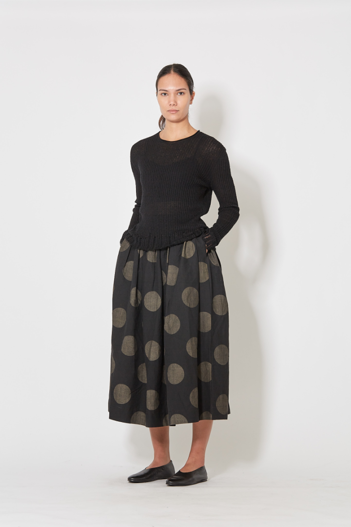 Long Slv Top - Black