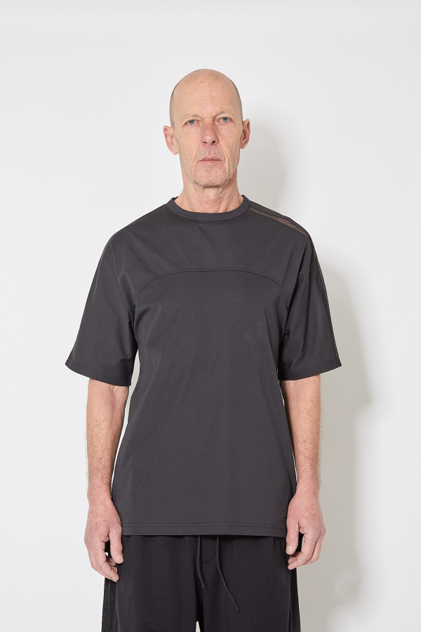 M Mesh 3 Ss Tee - Off Black