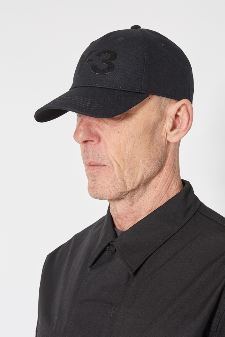 Y-3 Logo Cap - Black