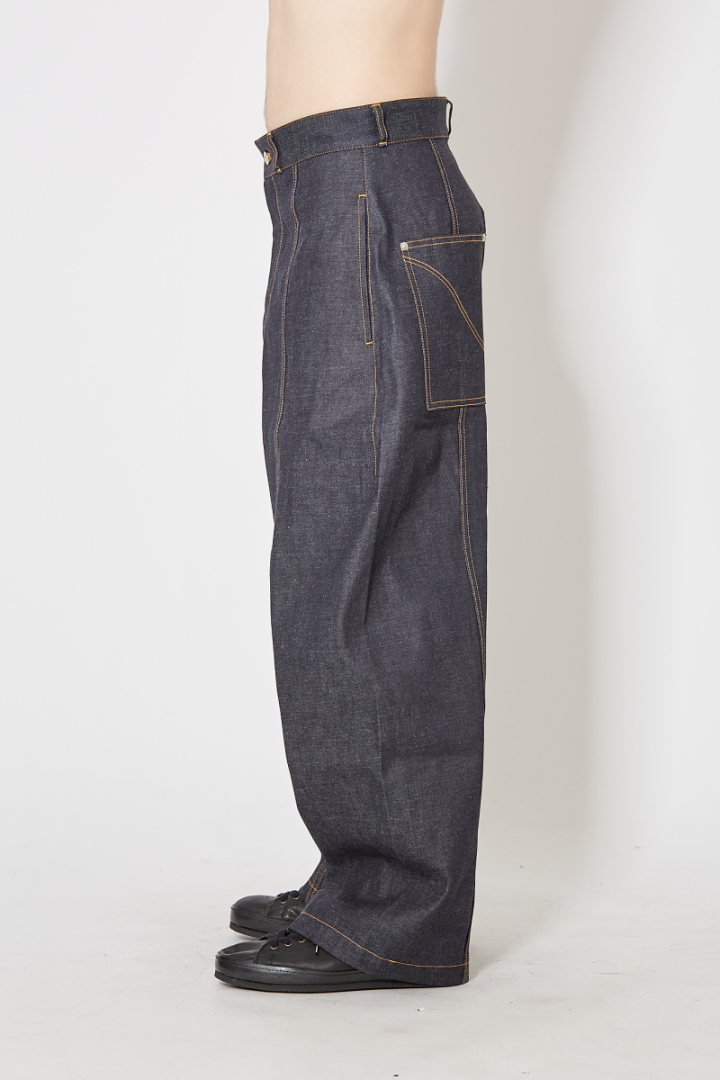Welt Trouser Denim - Blue