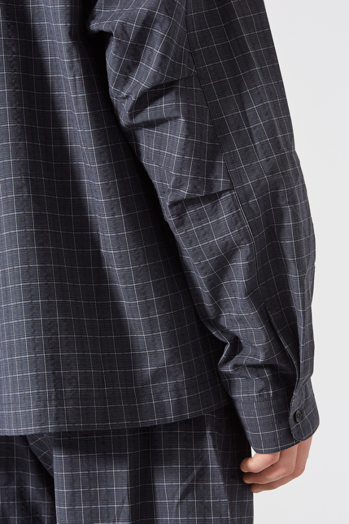 Pocket Parka Shirt - Blue Check