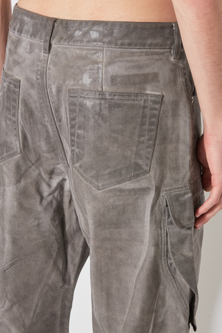 Double Cargo Jeans - Grey