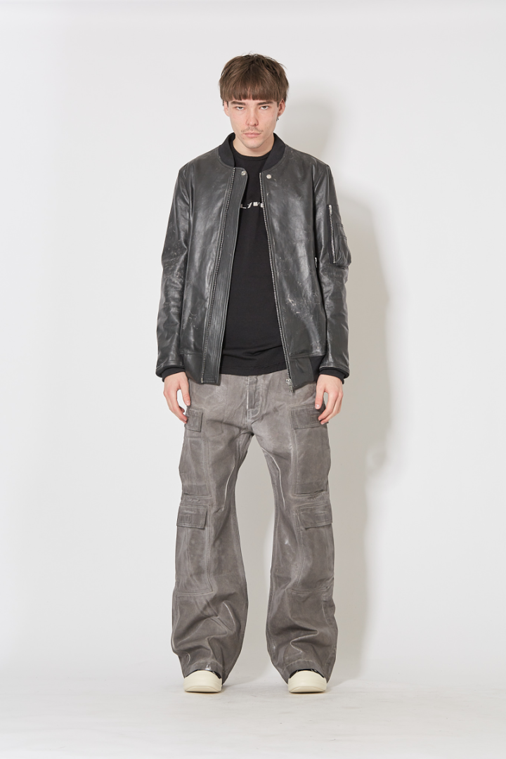 Double Cargo Jeans - Grey