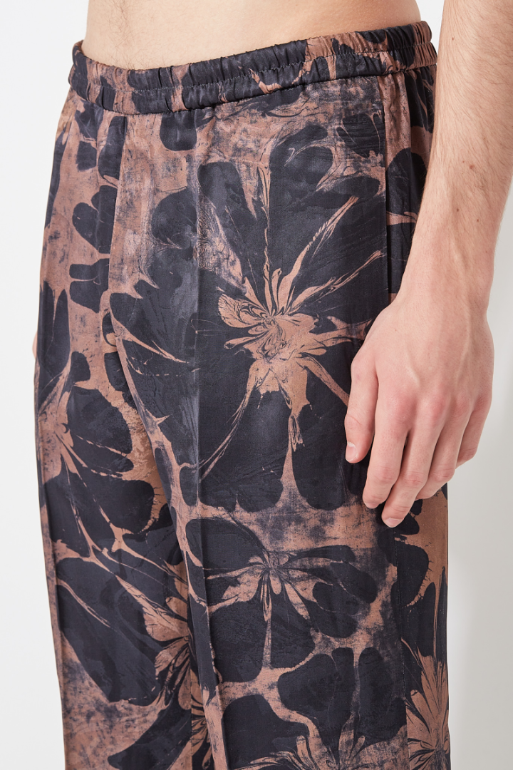 Parkino Pants - Blue/Rose