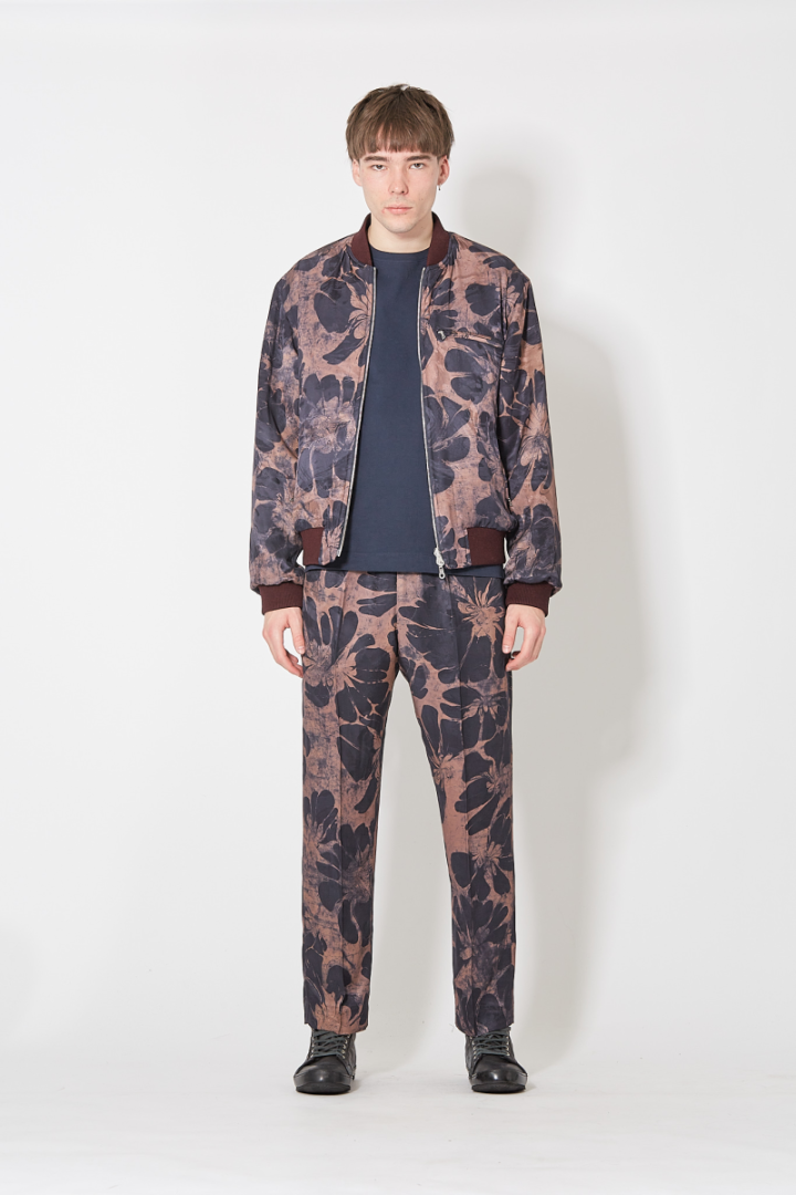 Parkino Pants - Blue/Rose