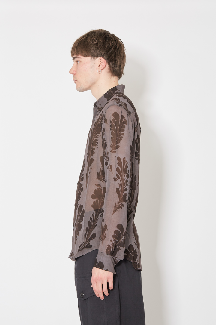 Celdon Shirt - Brwon/Grey