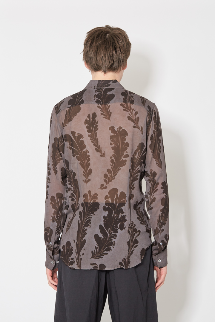 Celdon Shirt - Brwon/Grey