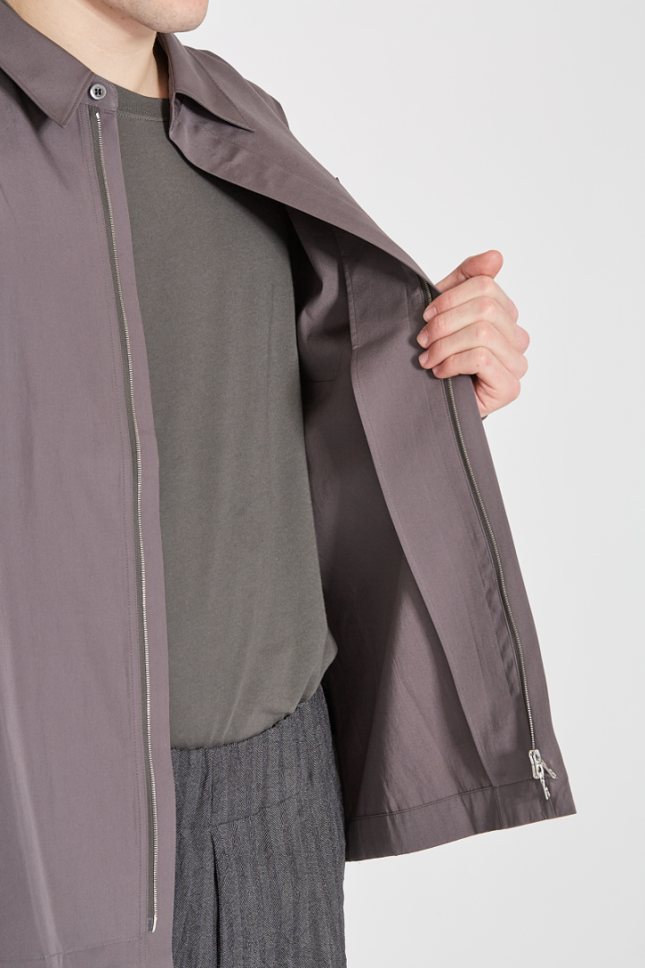 Corran Shirt - Purple/Grey