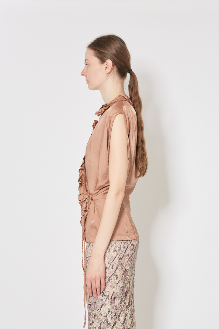 Clematis Top - Rose/Orange