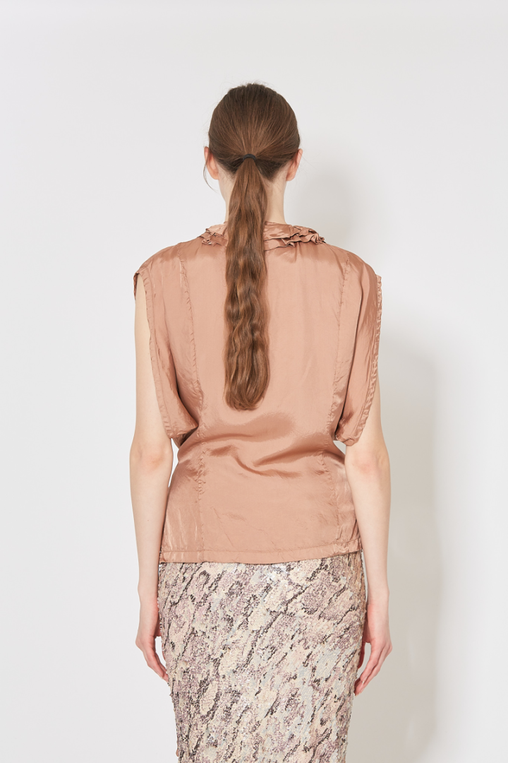 Clematis Top - Rose/Orange