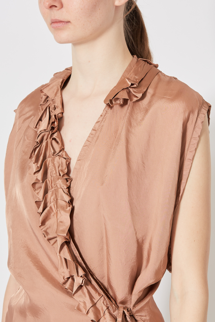 Clematis Top - Rose/Orange