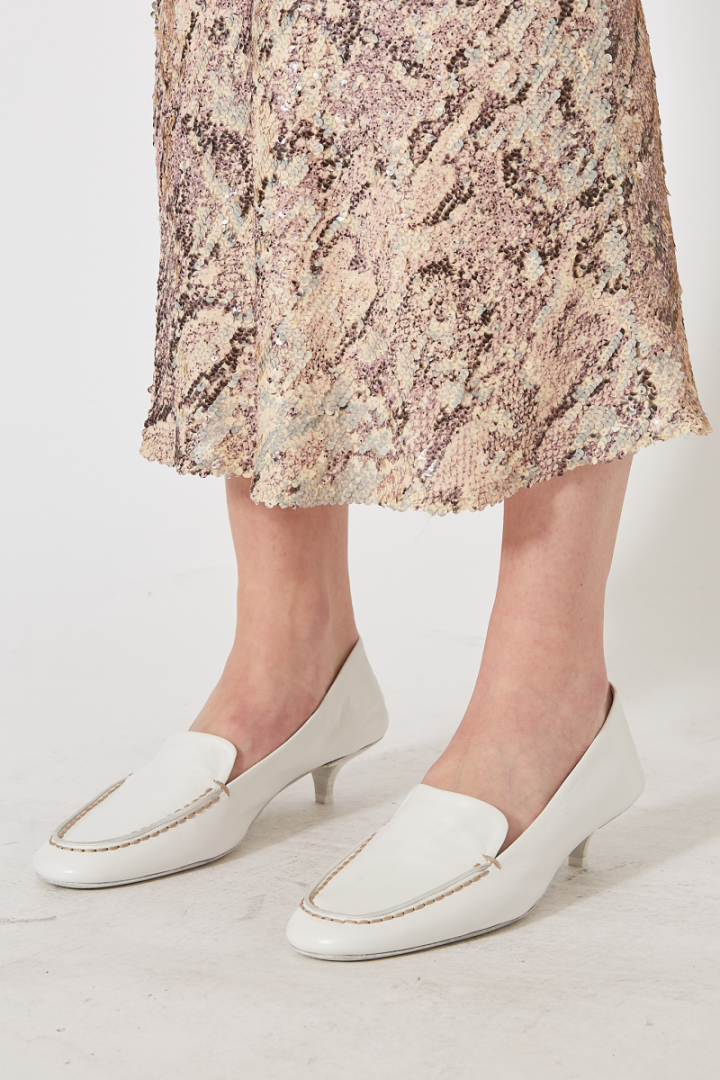 Separ Emb Skirt - Rose Snake Print