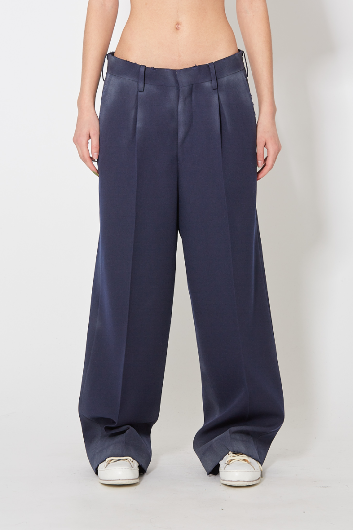 Dusty Tailored Trousers - Blue