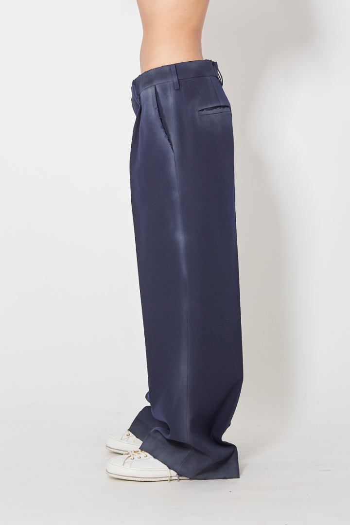 Dusty Tailored Trousers - Blue
