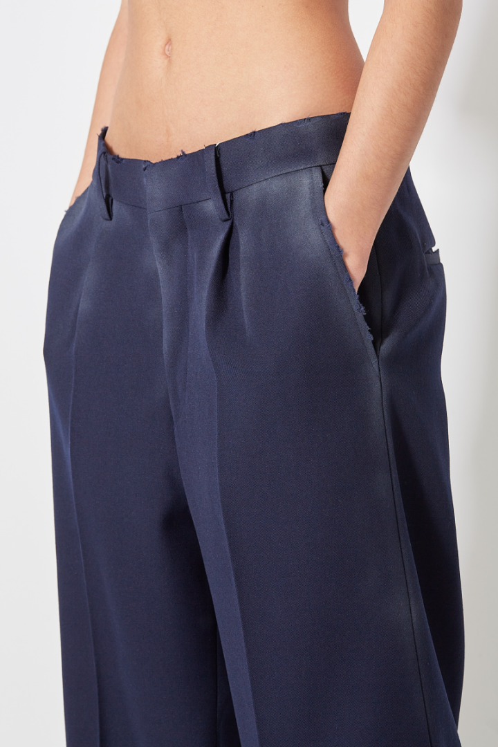 Dusty Tailored Trousers - Blue