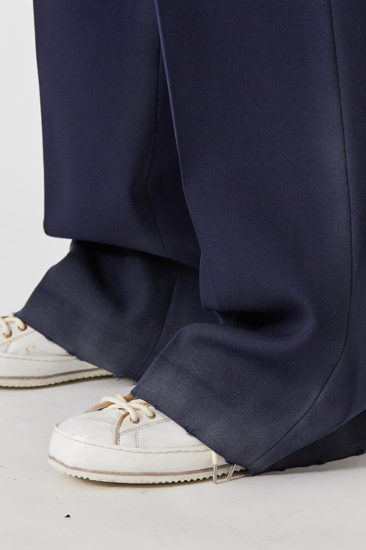 Dusty Tailored Trousers - Blue
