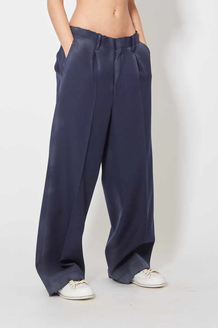 Dusty Tailored Trousers - Blue
