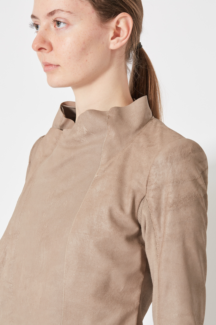 Low Neck Biker - Brown