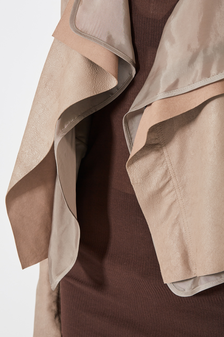 Low Neck Biker - Brown