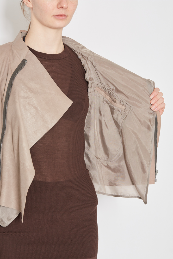 Low Neck Biker - Brown