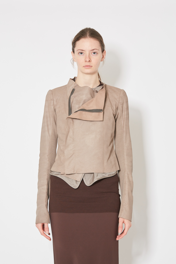 Low Neck Biker - Brown