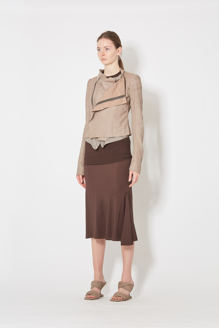 Low Neck Biker - Brown