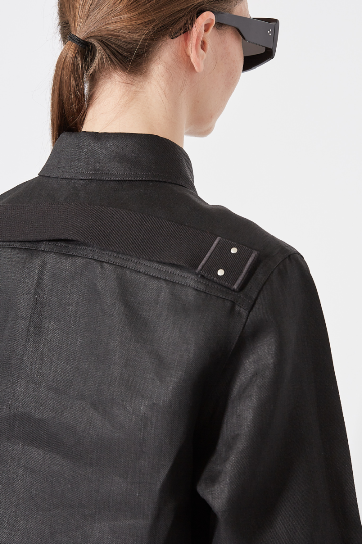 Cropped Outershirt - Black