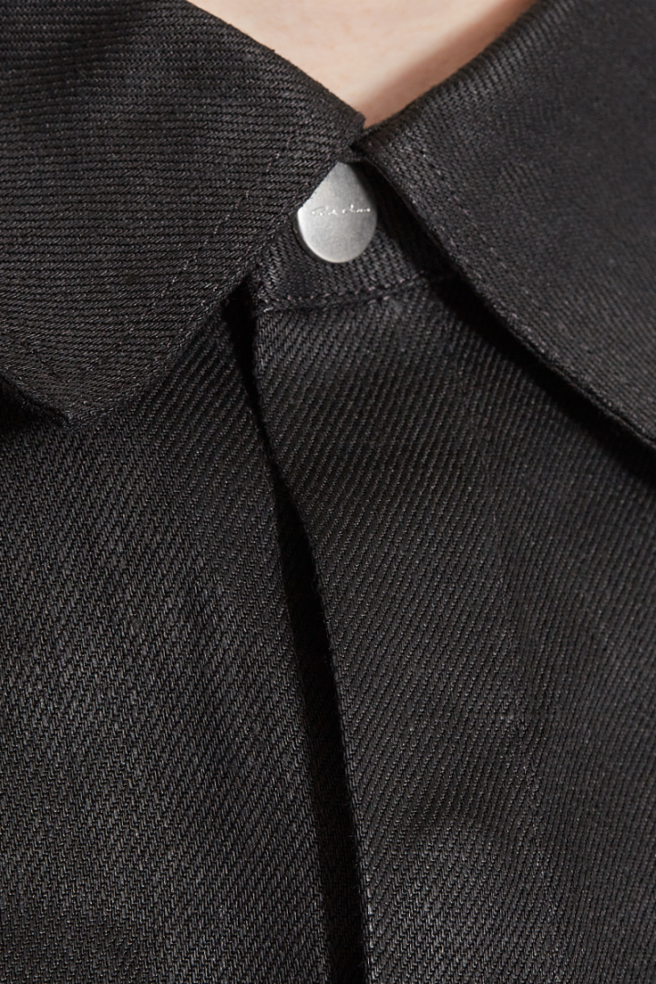 Cropped Outershirt - Black